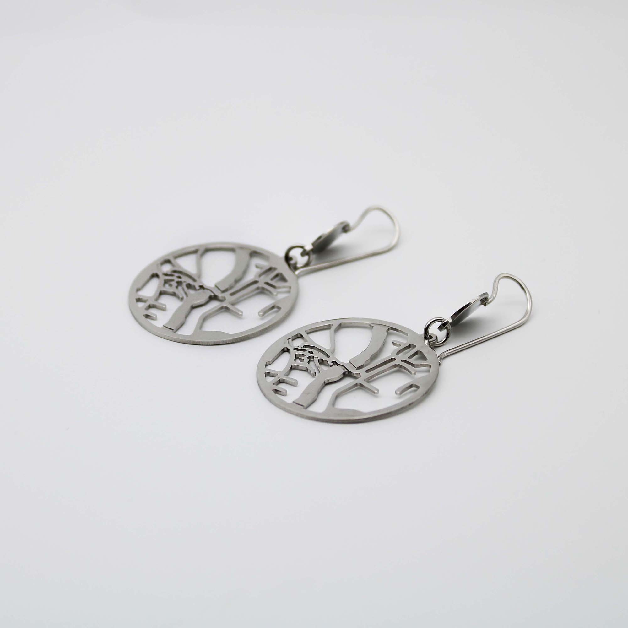 Mostar Old City map Earrings